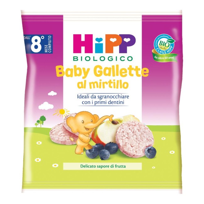 Hipp Mini Gallette Di Riso Al Mirtillo 30 G