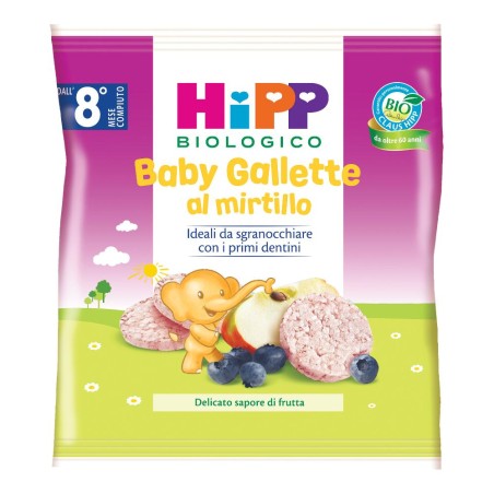 Hipp Mini Gallette Di Riso Al Mirtillo 30 G