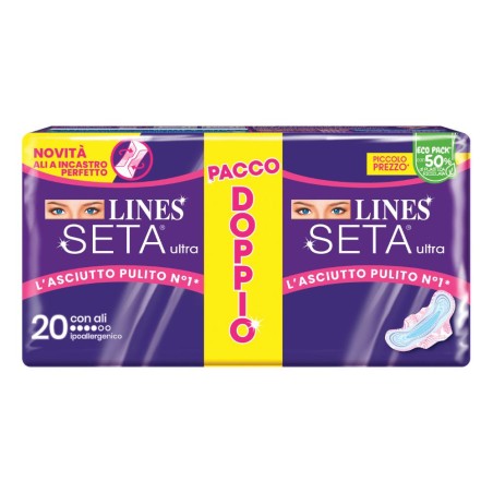 Lines Seta Ultra Assorbenti Ali Vp 20 Pezzi