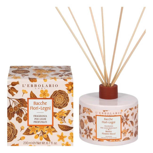 Bacche Fiori Legni Fragranza Per Legni Profumati 200 Ml