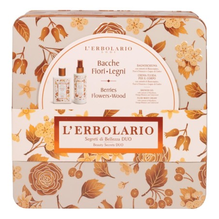 Bacche Fiori Legni Segreti Di Bellezza Duo Bagnoschiuma 250 Ml + Crema Fluida Corpo 200 Ml Edizione Limitata