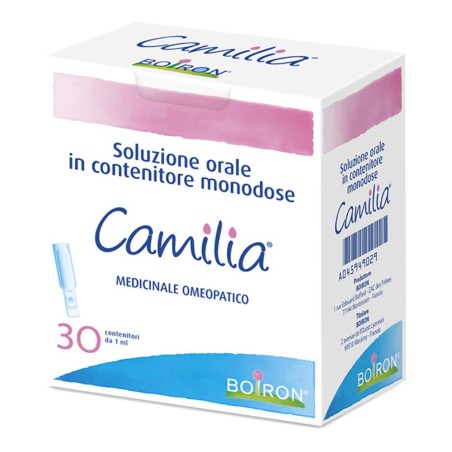 Camilia Soluzione Orale In Contenitore Monodose Chamomilla Vulgaris, Phytolacca Decandra , Rheum