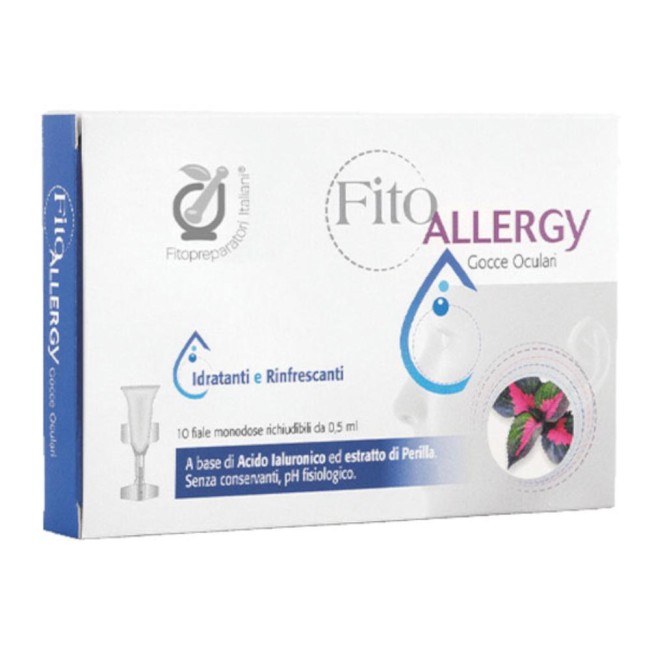 Fitopreparatori Italiani Fitoallergy Gocce Oculari 10 Flaconcini