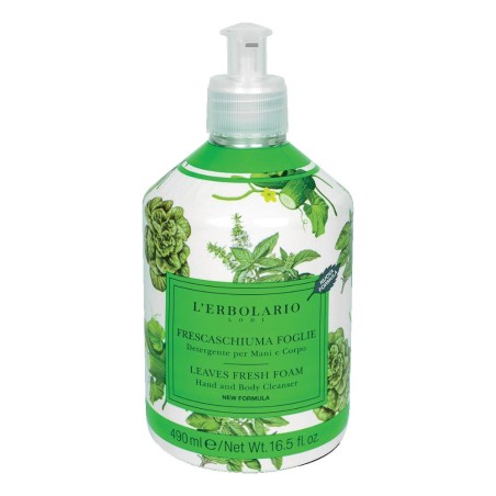 Frescaschiuma Foglie Detergente Per Mani E Corpo 490 Ml Edizione Limitata