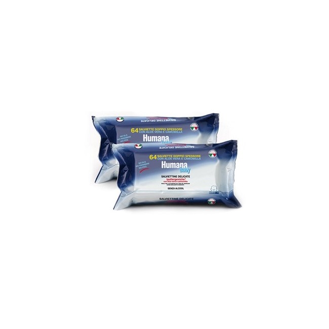 HUMANA BABY SALV DELICATE 64X2