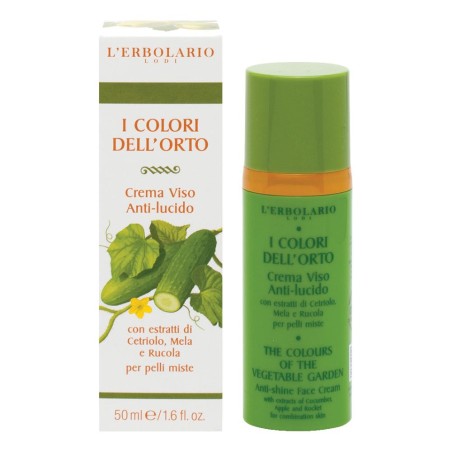 I Colori Dell'orto Verde Crema Viso Anti Lucido 50 Ml