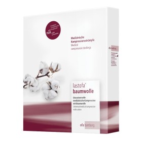 Lastofa Cotone Calza Senza Autoreggente Classe Di Compressione 1 Leggera Colore Nature Taglia 5