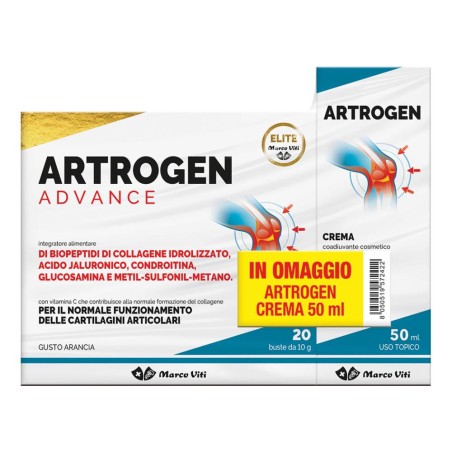 Abbinata Artrogen Stick Monodose 50 Ml + Crema 200 G In Omaggio