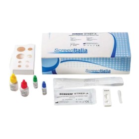 Screen Test Rapido Streptococco In Cassetta Per Determinazione Qualitativa Di Streptococcus A In Tampone Orale Liena Controllo R