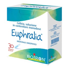 Euphralia Collirio, Soluzione In Contenitore Monodose Sodio Cloruro 0,9%, Acqua Depurata.