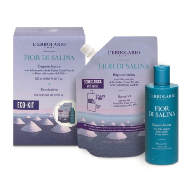 Fior Di Salina Bagnoschiuma 250 Ml + Ecoricarica 500 Ml