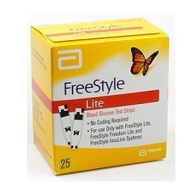 FREESTYLE LITE GLICEMIA 25STR