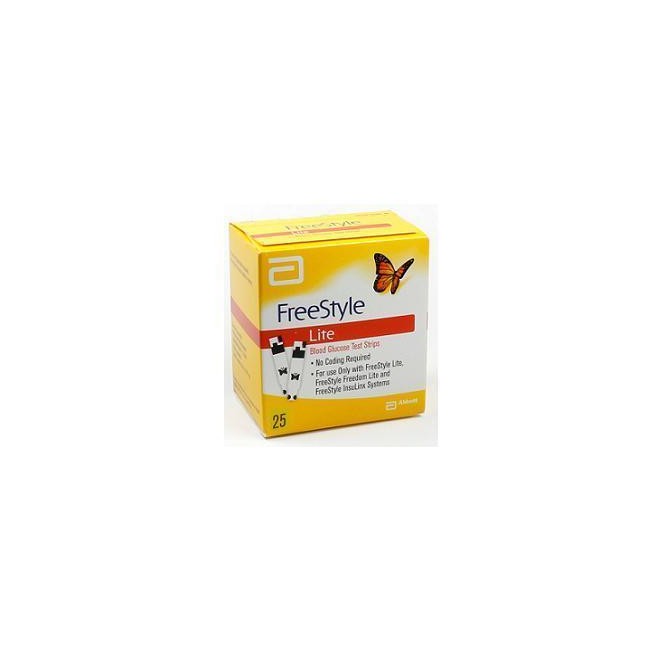 FREESTYLE LITE GLICEMIA 25STR FREESTYLE LITE GLICEMIA 25STR
