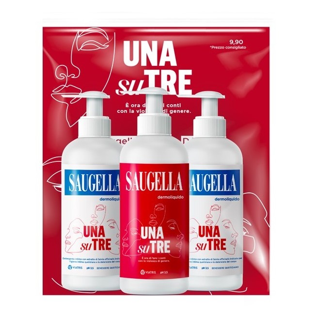 BUNDLE SAUGELLA DERMOLIQ 3X200