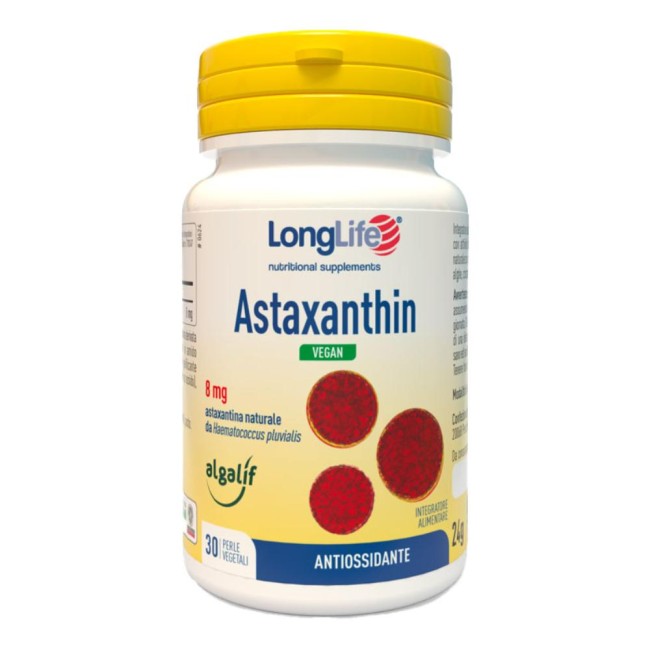 LONGLIFE ASTAXANTHIN VEG 30PRL