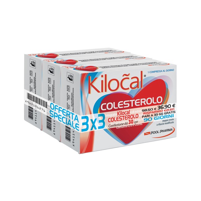 KILOCAL COLESTEROLO 30CPR