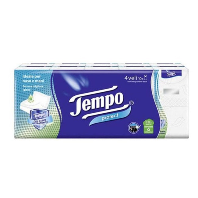 Tempo Protect Fazzoletti 10 Pezzi X 20 Buste
