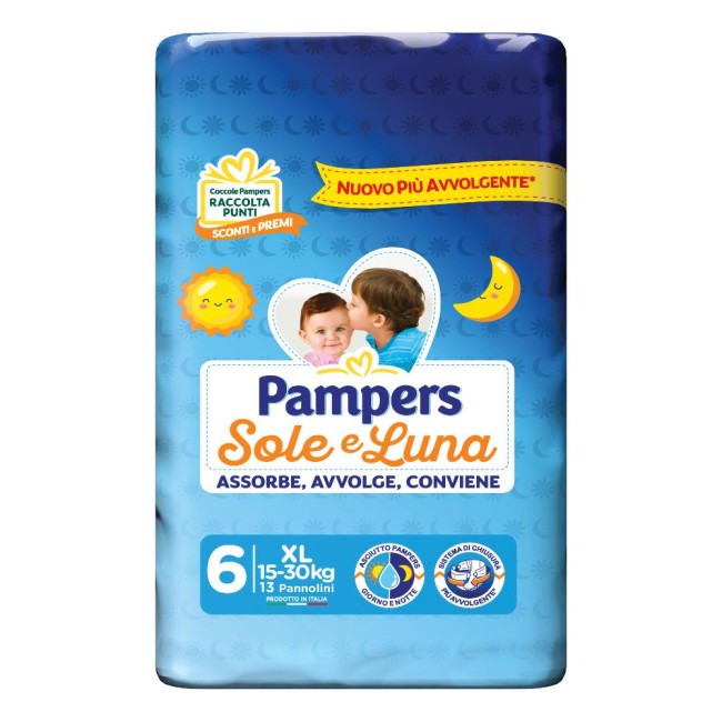 Pampers Sole Luna Xl 13 Pezzi
