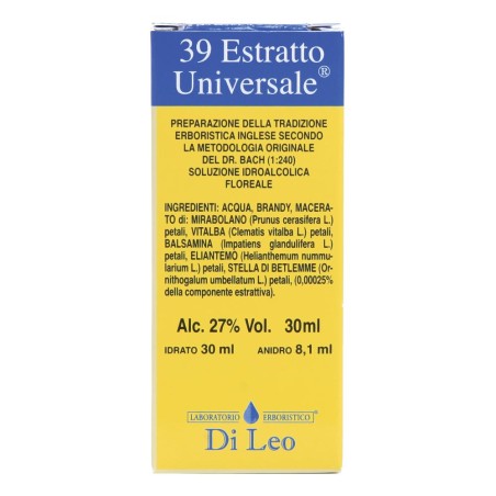 Fiori Di Bach Estratto Universale 30 Ml Di Leo