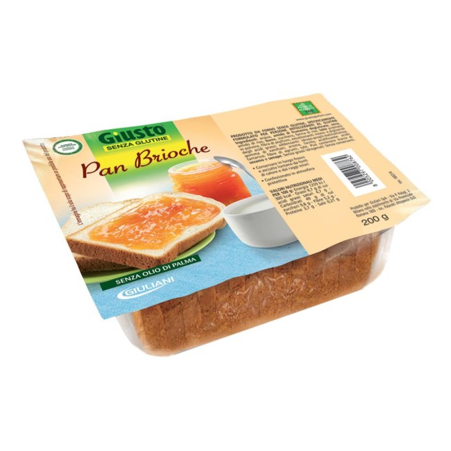 Giusto Senza Glutine Pan Brioche 200 G