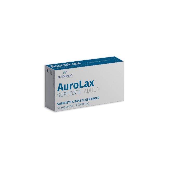 AUROLAX SUPPOSTE 2500MG 18SUPP