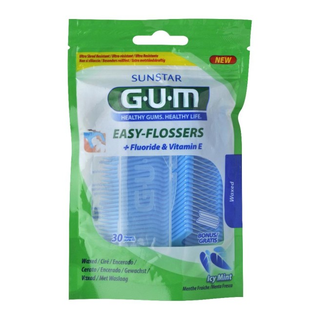 GUM EASY FLOSSERS FORCEL 30PZ