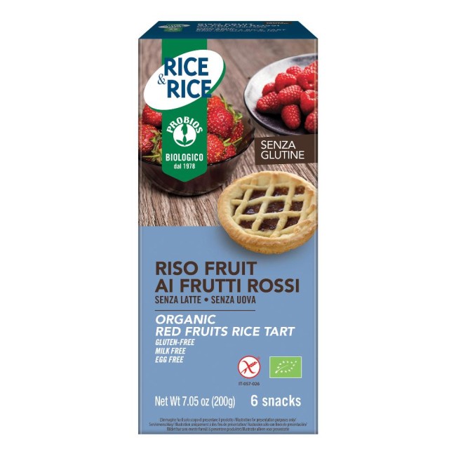 R&R RISO FRUIT FRU ROSSI 6X33G