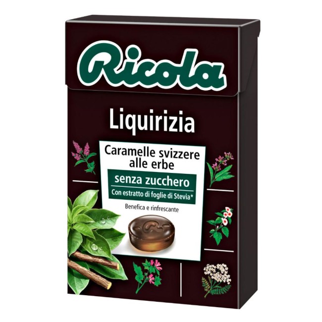 RICOLA LIQUIRIZIA S/ZUCCH 50G
