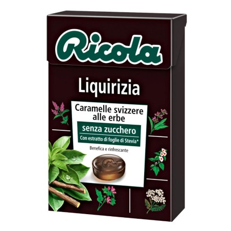 RICOLA LIQUIRIZIA S/ZUCCH 50G