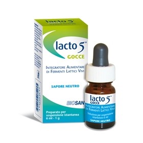 LACTO 5 GTT S/GLUT 6ML