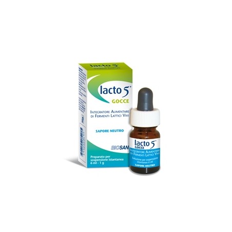 LACTO 5 GTT S/GLUT 6ML