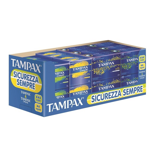 TAMPAX SRP BLU BOX+COMPAK CA M