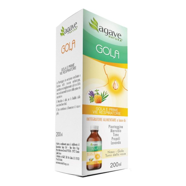 Agave Natura Sciroppo Gola 200 Ml