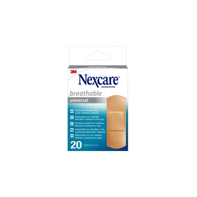 Cerotto Preparato Nexcare Universal N0320ns-0 19x72mm 20 Pezzi
