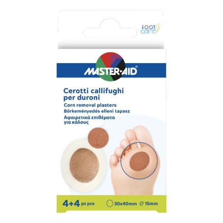 Cerotto Callifugo Master-aid Footcare Per Duroni 4+4 Pezzi B1 Cerotto Callifugo Master-aid Footcare Per Duroni 4+4 Pezzi B1