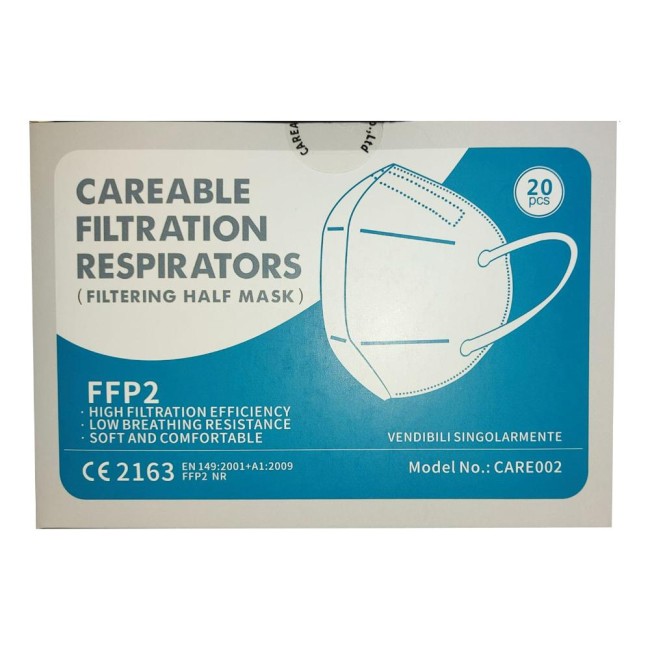 CAREABLE FILT RESP FFP2 20PZ