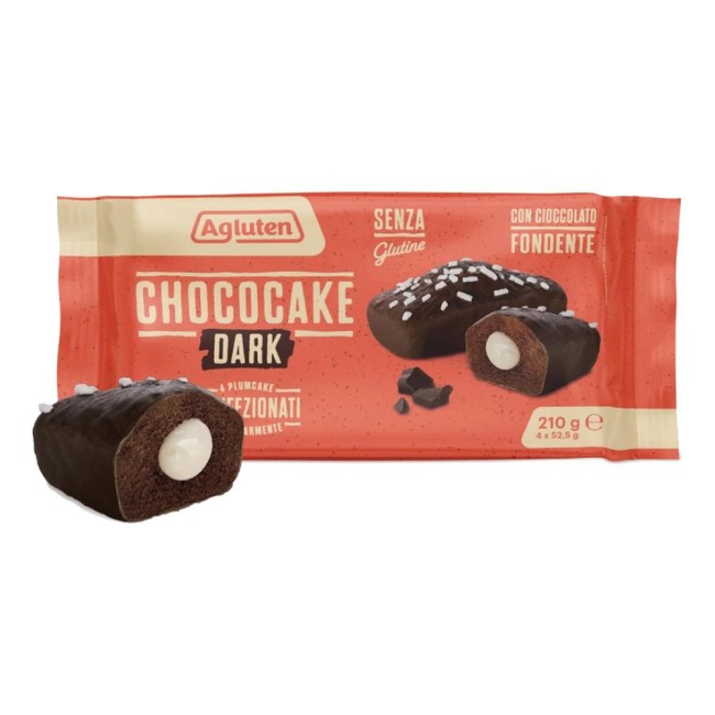 Agluten Chococake Dark 4 Pezzi Da 55 G