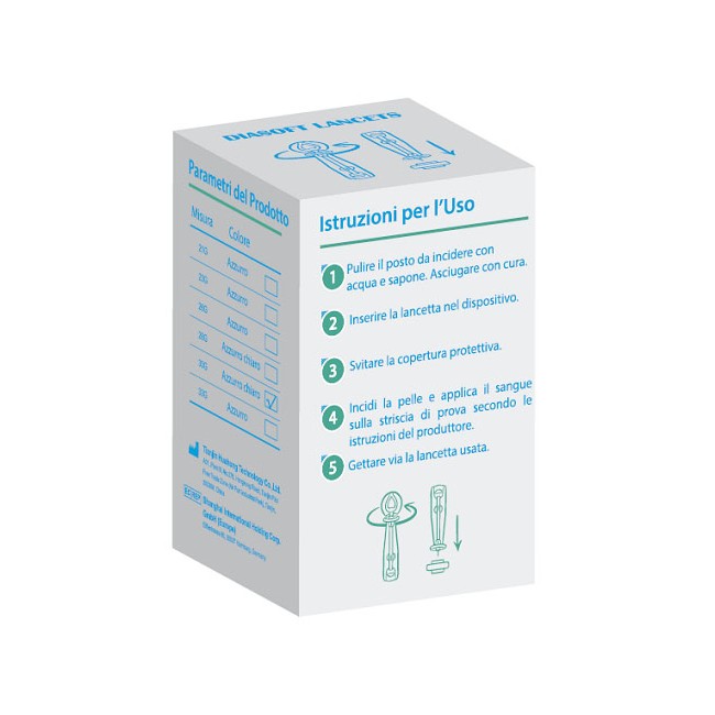DIASOFT LANCET PUNGIDITO 25PZ