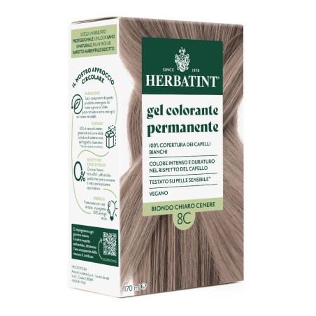 Herbatint 8c Biondo Chiaro Cenere 170 Ml