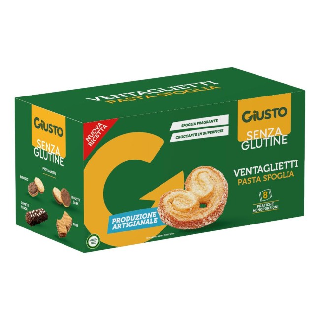 Giusto Senza Glutine Ventaglietti 80 G