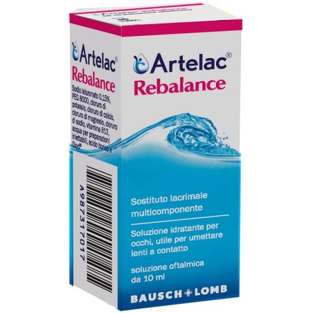 Gocce Oculari Multidose Artelac Rebalance Senza Conservanti 10 Ml