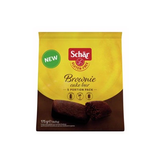 SCHAR BROWNIE CAKE BAR 175G SCHAR BROWNIE CAKE BAR 175G