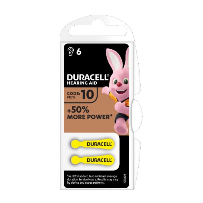 DURACELL EASY TAB 10 GIALLO