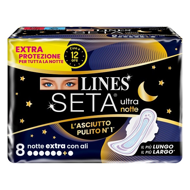 Lines Seta Ultra Assorbenti Extra Dwct 8 Pezzi