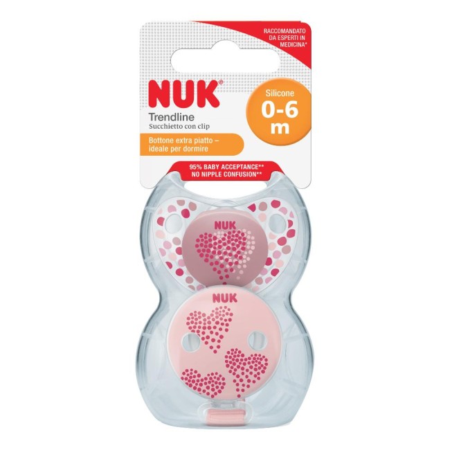 NUK SET SUCCHIETTO+NASTRO ROSE