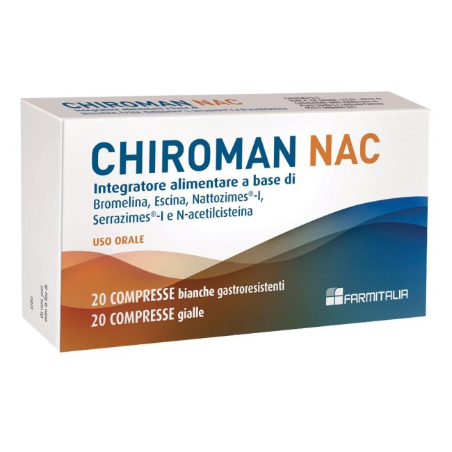 CHIROMAN NAC 20CPR BI+20CPR GI CHIROMAN NAC 20CPR BI+20CPR GI