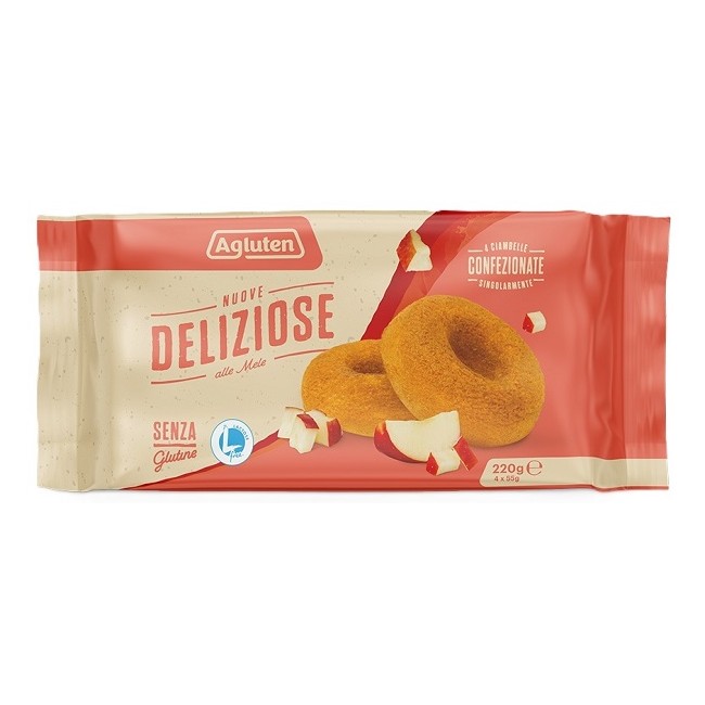 AGLUTEN NUOVE DELIZ MELE 4X55G