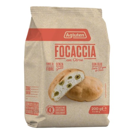 AGLUTEN FOCACCIA OLIVE 200G