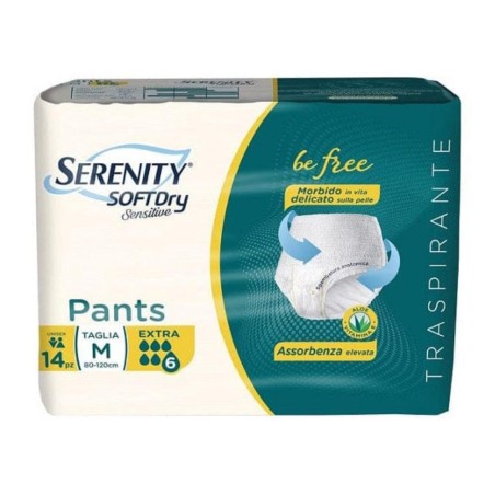 Serenity Pants Sd Sensitive Extra M 14 Pezzi
