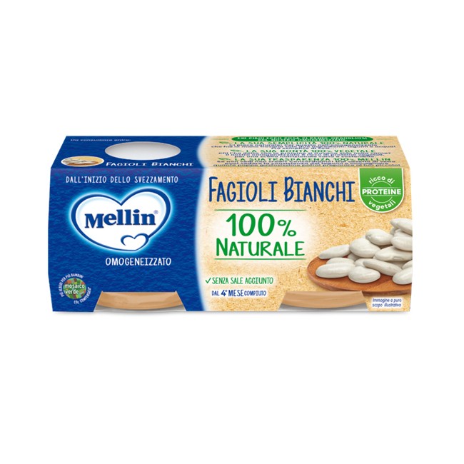 MELLIN OMOG FAGIOLI BI 2X80G